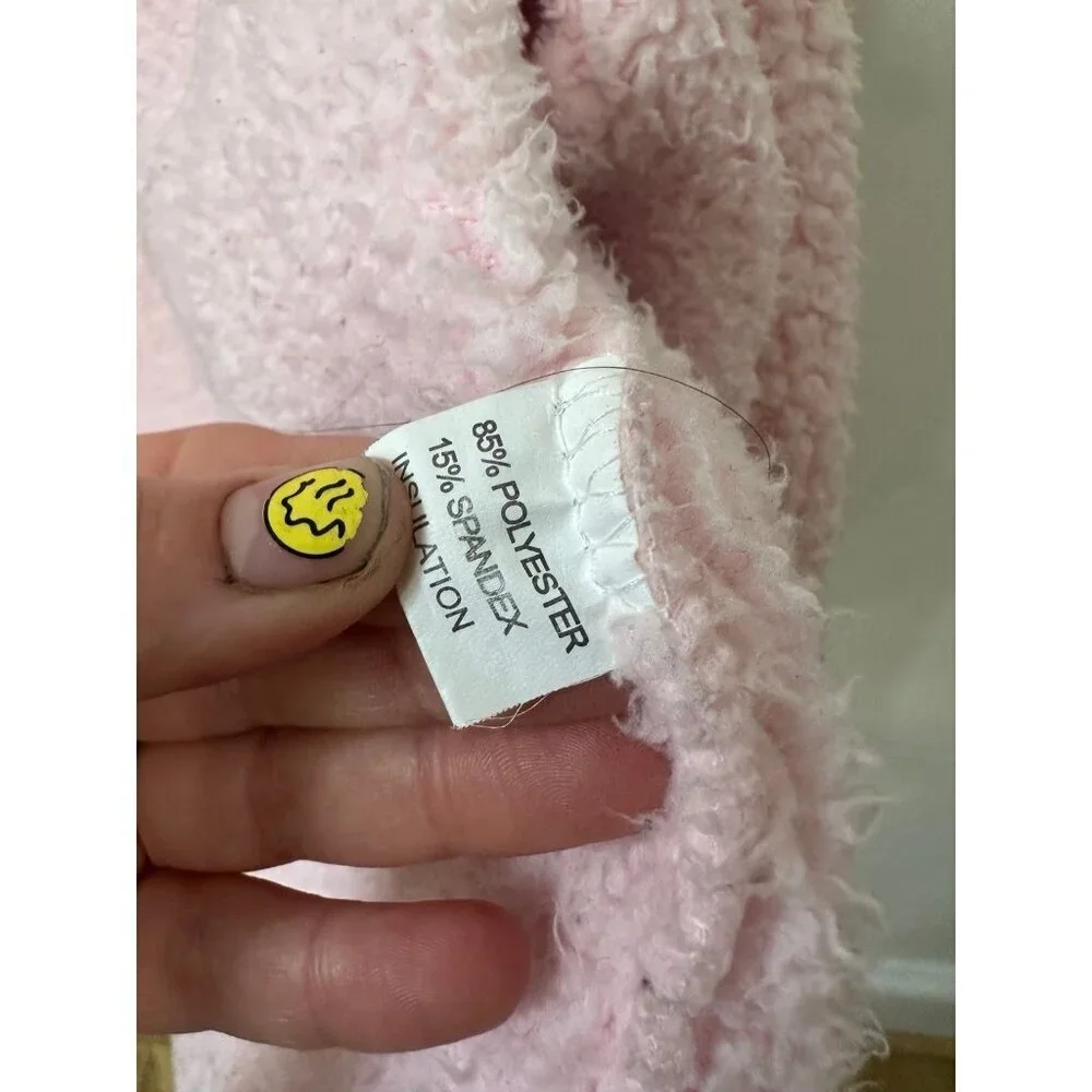 Ecowish women’s size large pink Sherpa jacket - Picture 8 of 11